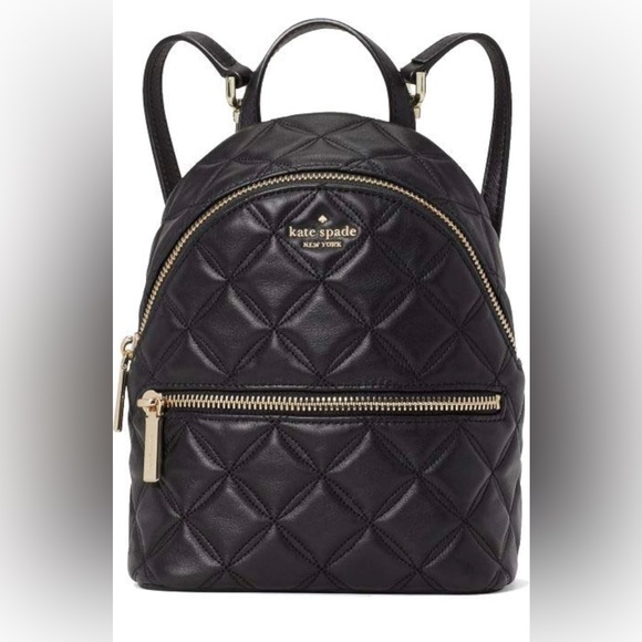 PERFECT GIFT - Kate Spade Mini Backpack Black - Used 1 time. - Picture 1 of 5
